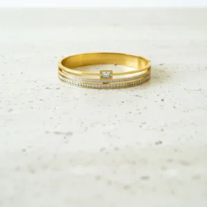 Statement Gold Bangle - Image 2