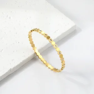 Golden Crystal Bangle - Image 3