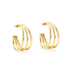 Triple Hoop Earrings