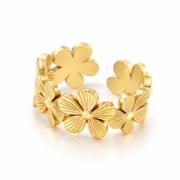 Petal Wrap Ring - Image 2